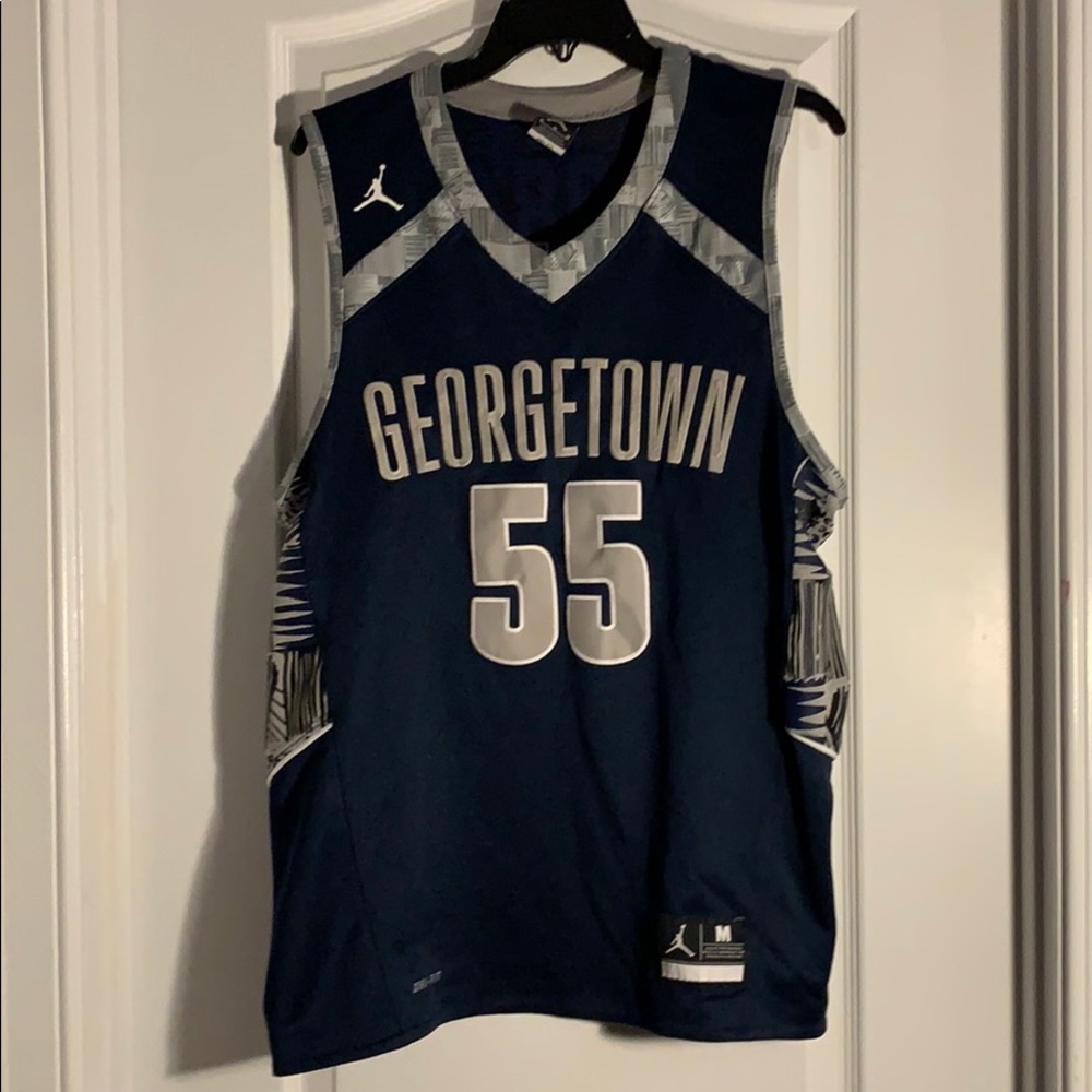 Jordan Georgetown Basketball Jersey M